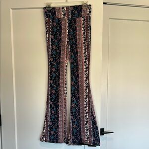 Floral Wide Leg Pants